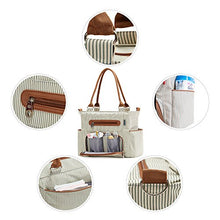 Load image into Gallery viewer, SoHo Grand Central Station Diaper Bag 7Pc, Striped