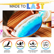 Load image into Gallery viewer, CRAFT RESIN Epoxy Resin Kit - Crystal Clear Resin & Hardener for Jewelry, Countertop, Crafts, & Art Resin Molds - Food Safe, Self Leveling with Gloss, UV & Heat Resistant, No Bubble & Yellowing 34Oz