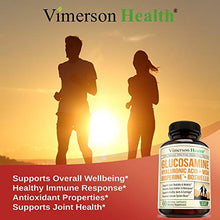 Load image into Gallery viewer, Glucosamine Sulfate with Hyaluronic Acid. Bioperine, MSM, Boswellia. Occasional Joint Pain Relief Supplement. Aids Healthy Inflammatory Response, Anti-Oxidant Properties Pills for Back, Knees, Hands
