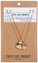 Load image into Gallery viewer, Out of Print Jewelry East and West Egg Great Gatsby Necklace Gold (2 Pieces)