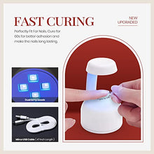 Load image into Gallery viewer, Beetles Mini Nail LED Lamp, Innovative Gel Nail Lamp with Smart Sensor for Easy and Fast Nal Extension System, Manicure UV LED Light for Gel Nail Art Flash Curing Lamp DIY Nail Art