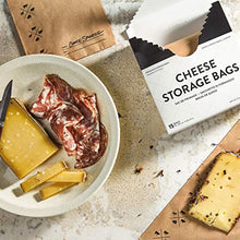 Load image into Gallery viewer, Formaticum Cheese Storage Bags, Keep Charcuterie Fresh, Wax Paper Bags, 15 Count