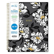 Load image into Gallery viewer, Blue Sky 2022 Weekly & Monthly Planner, 8.5" x 11", Flexible Cover, Wirebound, Baccara Dark (110211-22)