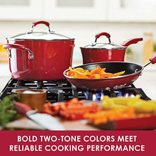 Load image into Gallery viewer, Rachael Ray Hard Enamel Butter Warmer, 0.75-Quart, Red Gradient