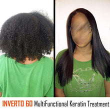 Load image into Gallery viewer, INVERTO 60 Advanced Gel Complex Brazilian Keratin Hair Blowout Treatment Formaldehyde Free Straightening Smoothing and Repairing Damaged Hair Keratin Research (XL SET-1000ml)