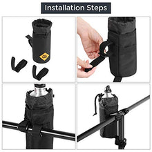 Load image into Gallery viewer, CS Force Bike Water Bottle Holder Bag, Insulated Bicycle Water Bottle Carrier, Waterproof Handlebar Cup Holder Bike Bag Drink Holder Food Snack Storage Bag for Pushchair, Mountain, Road Bikes