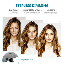 Load image into Gallery viewer, Neewer Ring Light Kit:18"/48cm Outer 55W 5500K Dimmable LED Ring Light, Light Stand, Carrying Bag for Camera,Smartphone,YouTube,TikTok,Self-Portrait Shooting, Black, Model:10088612