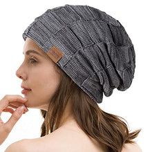 Load image into Gallery viewer, REDESS Beanie Hat for Men and Women Winter Warm Hats Knit Slouchy Thick Skull Cap 2 Packs