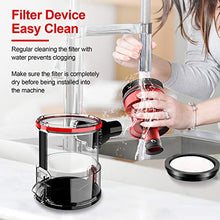 Load image into Gallery viewer, INSE Vacuum Cleaner Corded 18KPA Suction Stick Vacuum Cleaner with 600W Motor Multipurpose 3 in 1 Handheld Corded Vacuum Cleaner I5 Red