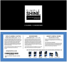 Load image into Gallery viewer, Premium Set Shoe Shining Cloths 3 Flannel & 2 Microfiber | Best for Buffing,Cleaning & Polishing Leather