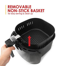 Load image into Gallery viewer, Elite Gourmet Oil-Less Healthy Cooker, Timer & Temperature Controls, PFOA/PTFE Free, 5.5 Quart, black