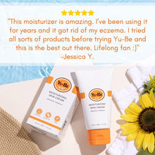 Load image into Gallery viewer, Yu-Be Moisturizing Skin Cream 2.7 Fl. Oz. Tube: Deeply Hydrating Paraben-Free Moisturizer for Extra-Dry Skin - Moisturizing and Healing Skin Cream for Day & Night, After Hand Washing, Cracked Heels & Elbows, All Over Body, and is Non-Greasy, and Vitamin-E