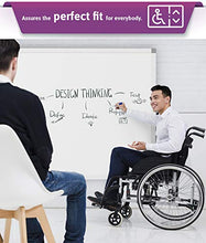 Load image into Gallery viewer, Whiteboard - Height Adjustable Magnetic Dry Erase Board for Wall - Large White Board with Flip Chart Holders and Paper Pad, Marker Tray Perfect for Your Business, School, Home (48x36)