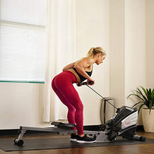 Load image into Gallery viewer, Sunny Health & Fitness SF-RW5622 Dual Function Magnetic Rowing Machine Rower w/LCD Monitor