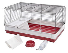 Load image into Gallery viewer, MidWest Homes for Pets 158 Wabbitat Deluxe Rabbit Home, Rabbit Cage, 39.5 L x 23.75 W x 19.75 H inch