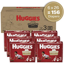 Load image into Gallery viewer, Huggies Little Snugglers, Baby Diapers Size 3, 156 Ct