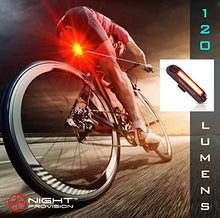 Load image into Gallery viewer, Night Provision Bike Lights Front & Back USB Rechargeable LED Headlight Rear Tail Light Flasher Set Best for Road Mountain Bicycle