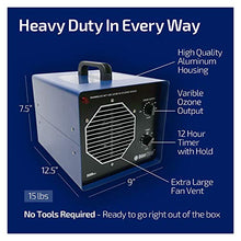 Load image into Gallery viewer, OdorStop OS4500UV2 Professional Grade Ozone Generator/UV Air Purifier Ionizer for Areas of 4500 Square Feet+, For Deodorizing and Purifying Large Spaces Such as Commercial Properties and Gyms