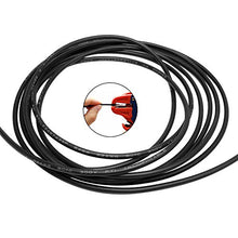 Load image into Gallery viewer, Electrical Wire 65.6ft 22AWG Conductor Wire, 22 Gauge Black Tinned Copper Hookup Wire, 2 Pin Insulated Solid Core, Flexible Extension Electrical Cord for LED Strip, Auto, 12/24 Volt Lighting
