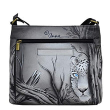 Load image into Gallery viewer, Anna by Anuschka Organizer Handbag | Genuine Leather | African Leopard