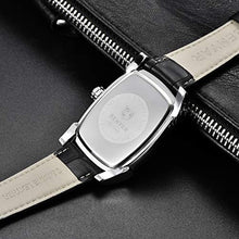 Load image into Gallery viewer, BENYAR Watch for Men 5114M Square 3ATM Waterproof Leather Simple Quartz Business Fashion Casual Classic Retro Rectangle Watches