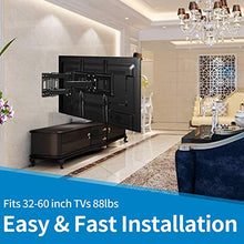 Load image into Gallery viewer, Everstone TV Wall Mount for Most 32"-65" TVs Heavy Duty Dual Arm Articulating Full Motion Tilt Swivel 14" Extension Bracket,LED,LCD,OLED&Plasma Flat Screen Curved TV,Up to VESA 400mm,Height Adjustable