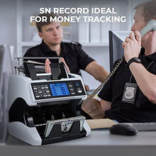 Load image into Gallery viewer, MUNBYN Bank Grade Money Counter Machine Mixed Denomination, Value Counting, Serial Number, Multi Currency, 2CIS/UV/IR/MG/MT Counterfeit Detection, Printer Enabled Bill Value Counter for Small Business