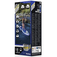 Load image into Gallery viewer, Bestway Hydro Force Oceana Inflatable 10 Foot SUP Stand Up Paddle Board Set with Hand Pump, Paddle, Backpack, Fin, and Surf Leash Accessories