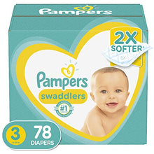 Load image into Gallery viewer, Diapers Size 3, 78 Count - Pampers Swaddlers Disposable Baby Diapers, Super Pack