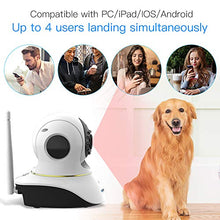 Load image into Gallery viewer, Pet Camera, VSTARCAM Dog Camera with Laser Wireless Cat Camera 1080P Baby Monitor Camera with 2 Way Audio, Night Vision Sound Motion Alerts, APP Remote Control Home Security Camera for Pet & Baby