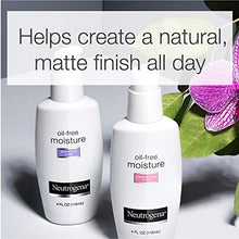 Load image into Gallery viewer, Neutrogena Oil Free Moisture Glycerin Face Moisturizer & Neck Cream for Combination Skin, Lightweight, Oil Absorbing Facial Moisturizer Lotion for a Soft Natural Matte, 4 fl. oz