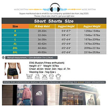 Load image into Gallery viewer, AIMPACT Mens Bodybuilding Shorts 3 inch Workout Gym Booty Shorts Sexy for Men Sleepwear(BlackGrey L)