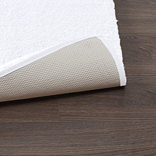 Load image into Gallery viewer, Madison Park Signature Marshmallow Bathroom Rug Non Slip, Luxrurious Plush Mat, Absorbent, Quick Dry, Spa Design Bath Room Décor, 24x72, White