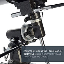 Load image into Gallery viewer, Celestron - PowerSeeker 70EQ Telescope - Manual German Equatorial Telescope for Beginners - Compact and Portable - BONUS Astronomy Software Package - 70mm Aperture