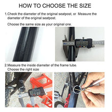 Load image into Gallery viewer, FOMTOR Bicycle Seat Post 27.2 x 350mm Aluminum Adjustable Seatpost for MTB Road Bike BMX