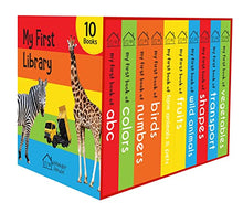 Load image into Gallery viewer, My First Library : Boxset of 10 Board Books for Kids