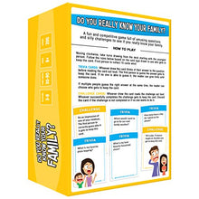 Load image into Gallery viewer, Do You Really Know Your Family? A Fun Family Game Filled with Conversation Starters and Challenges - Great for Kids, Teens and Adults