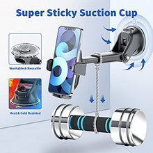 Load image into Gallery viewer, 3-in-1 Suction Cup Phone Holder Windshield/Dashboard/Air Vent, Oqtiq Dashboard & Windshield Suction Cup Car Phone Mount with Strong Sticky Gel Pad, Compatible with iPhone, Samsung & Other Cellphone