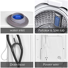 Load image into Gallery viewer, Giantex Portable Compact Full-Automatic Laundry 8 lbs Load Capacity Washing Machine Washer/Spinner W/Drain Pump