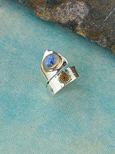 Load image into Gallery viewer, YoTreasure Rainbow Moonstone Solid 925 Sterling Silver Brass Ring