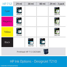 Load image into Gallery viewer, HP DesignJet T210 Large Format Compact Wireless Plotter Printer - 24", with Modern Office Design (8AG32A)
