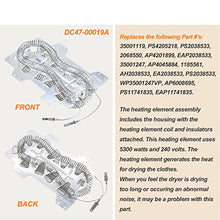 Load image into Gallery viewer, Dryer Heating Element DC47-00019A for Samsung dv42h5000ew/a3 with Replacement Parts DC96-00887A and DC47-00016A Thermal Fuse, DC32-00007A Dryer Thermistor DC47-00018A