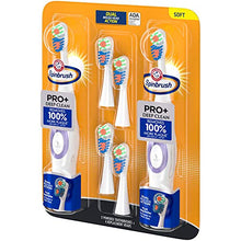 Load image into Gallery viewer, Arm & Hammer Spinbrush Pro+ Deep Clean Battery Powered Toothbrush, Club Tray, 2 Brushes, 4 Refills