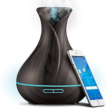 Load image into Gallery viewer, Smart WiFi Wireless Essential Oil Aromatherapy 400ml Ultrasonic Diffuser & Humidifier with Alexa & Google Home Phone App & Voice Control - Create Schedules - LED & Timer Settings