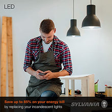 Load image into Gallery viewer, SYLVANIA LED A19 Light Bulb, 60W Equivalent, Efficient 8.5W, Frosted, 5000K, Daylight - 4 Pack (79284)