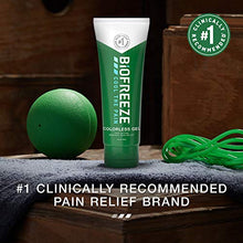 Load image into Gallery viewer, Biofreeze Arthritis Pain Relief Gel, Fast Acting, Long Lasting, & Powerful Topical Pain Reliever, 4 oz. Tube, Colorless (Packaging May Vary)