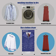 Load image into Gallery viewer, Clothes Dryer 1000W Portable Drying Rack 1.5 Meters Double layer Small Electric Wardrobe Home Apartments Travel RV Dryer Combo