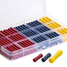 Load image into Gallery viewer, AIRIC 220PCS Butt Connectors Crimp Terminals 22-10 AWG PVC Butt Connector Kit Fully Insulated Wire Butt Splice Connectors