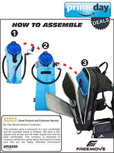 Load image into Gallery viewer, FREEMOVE Hydration Pack Backpack with 2 Liter Water Bladder and Cooler Bag, Lightweight, Fully Adjustable, Leakproof Multiple Pockets Camel Pack Gear for Hiking, Running, Cycling
