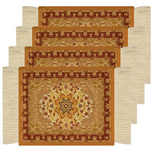 Load image into Gallery viewer, Poromoro Oriental Carpet/Rug Style Coaster/Mat - Set of Coasters (K, 4pcs)